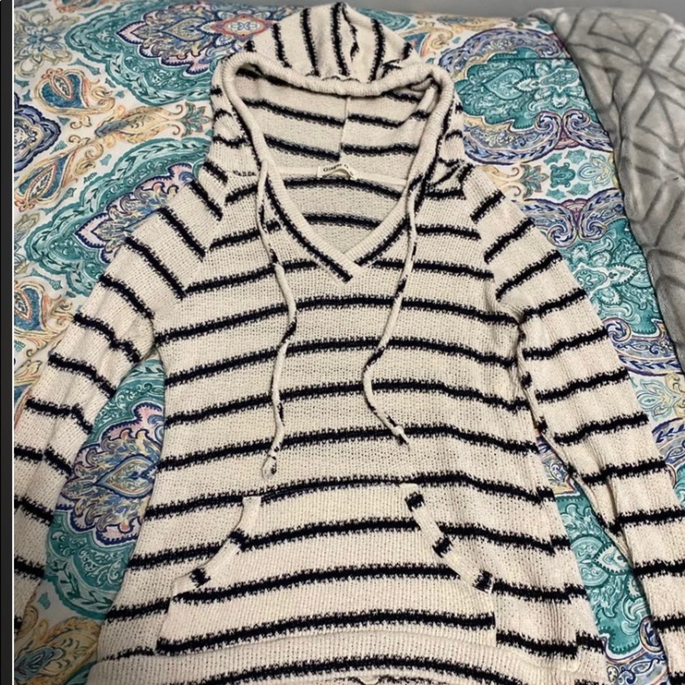 Blue and White Ginger G Sweater